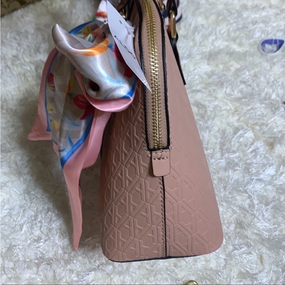 ALDO Peach w/Scarf Crossbody Handbag - Picture 6 of 8